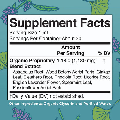 Kids Focus & Attention Liquid Drops, 1oz, MaryRuth Organics