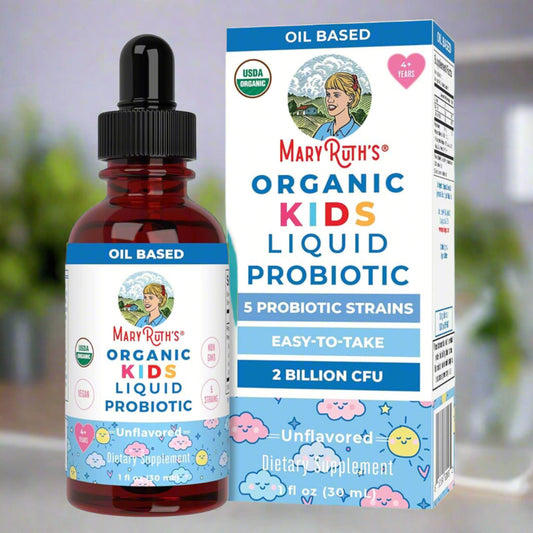 Kids Liquid Probiotic, Unflavored, 1oz, MaryRuth Organics