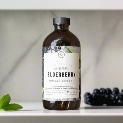 Elderberry Immune Support, 16oz, Rowe Casa Organics