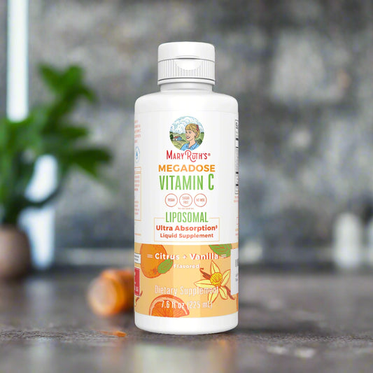 Megadose Vitamin C, Citrus + Vanilla Flavor, 7.6oz, MaryRuth Organics
