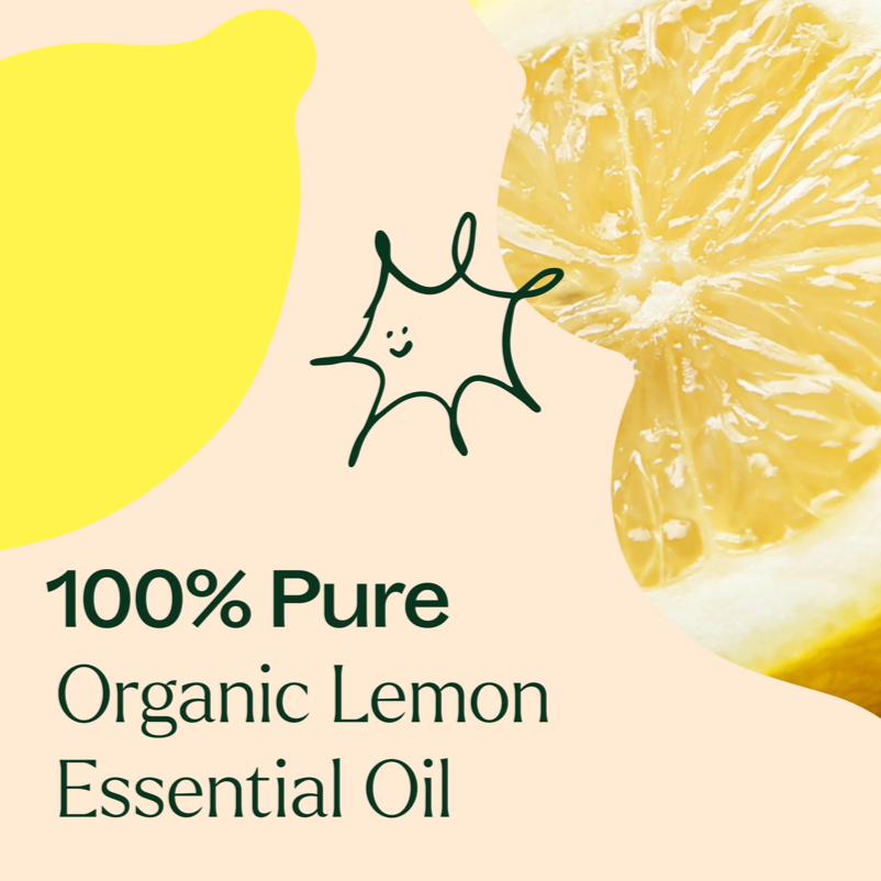 Organic Lemon Essential Oil, 10ml, Plant Therapy