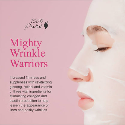 Mask, Collagen Boost Sheet, 100% Pure