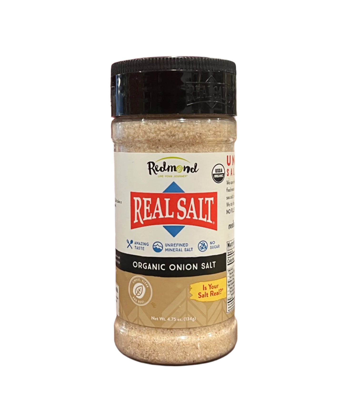 Organic Onion Salt, REAL SALT, Redmond Life