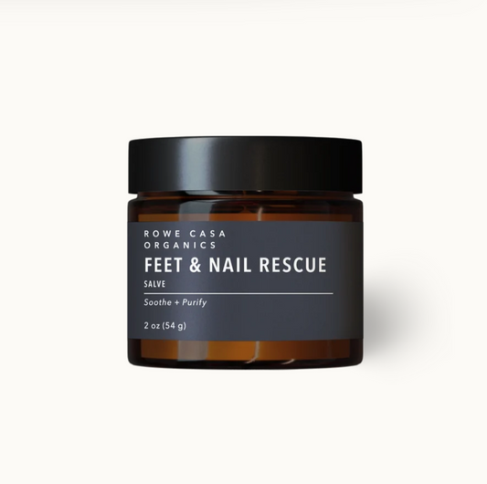 Feet + Nail Salve, 2oz, Rowe Casa Organics