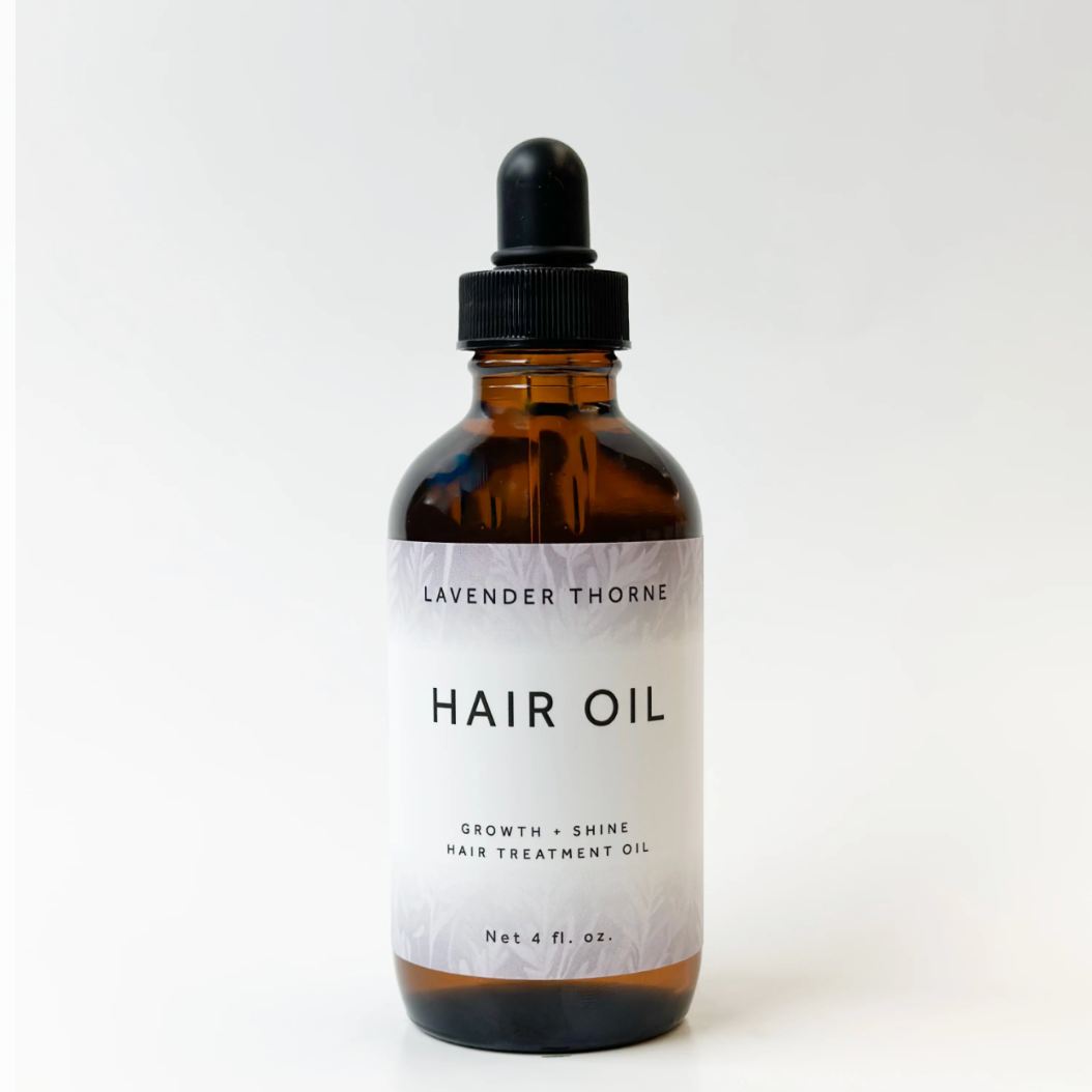 Hair Oil - Growth & Shine Hair Treatment, 4oz, Lavender Thorne