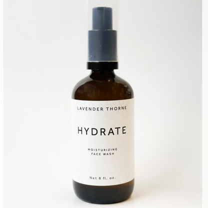 Hydrate Face Wash - Moisturizing, 8oz, Lavender Thorne