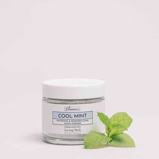 Cool Mint Whitening Remineralizing Tooth Powder, 2oz, Just Ingredients