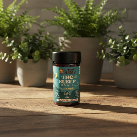 THC Sleep + CBN + CBD Gummies, 20mg THC + 525mg CBD