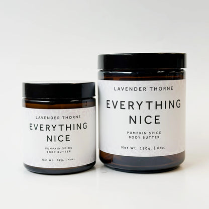 Everything Nice - Pumpkin Spice Body Butter, 4-8oz, Lavender Thorne