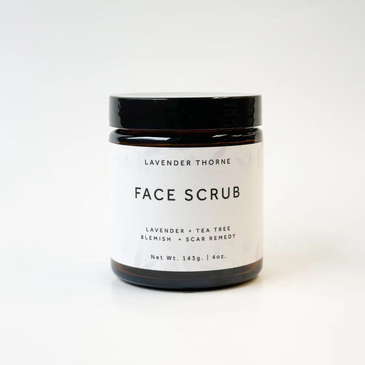 Face Scrub, Acne & Blemish Scrub 4oz, Lavender Thorne