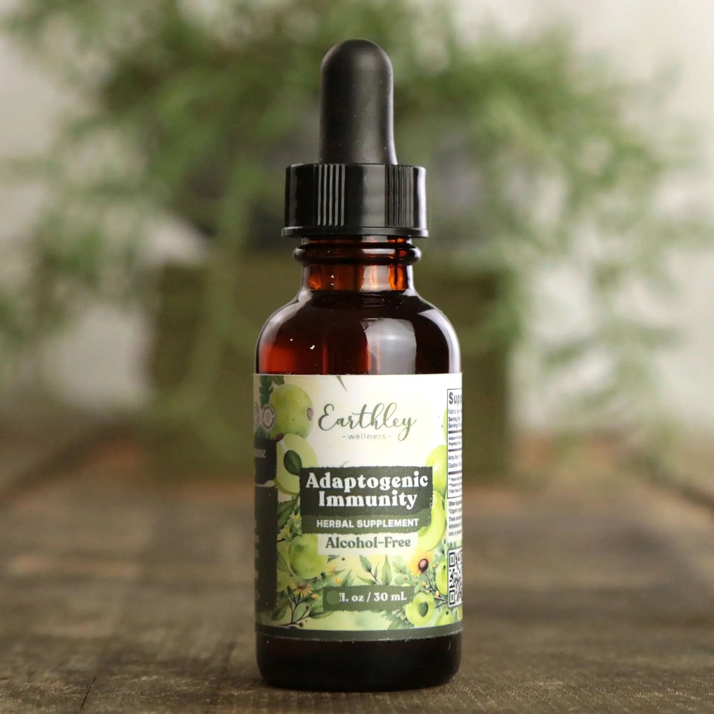 Adaptogenic Immunity - For Daily Stress and Immune Support, 2oz, Earthley