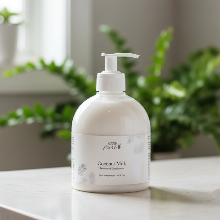 Coconut Milk Restorative Conditioner, 16 fl oz, 100% Pure
