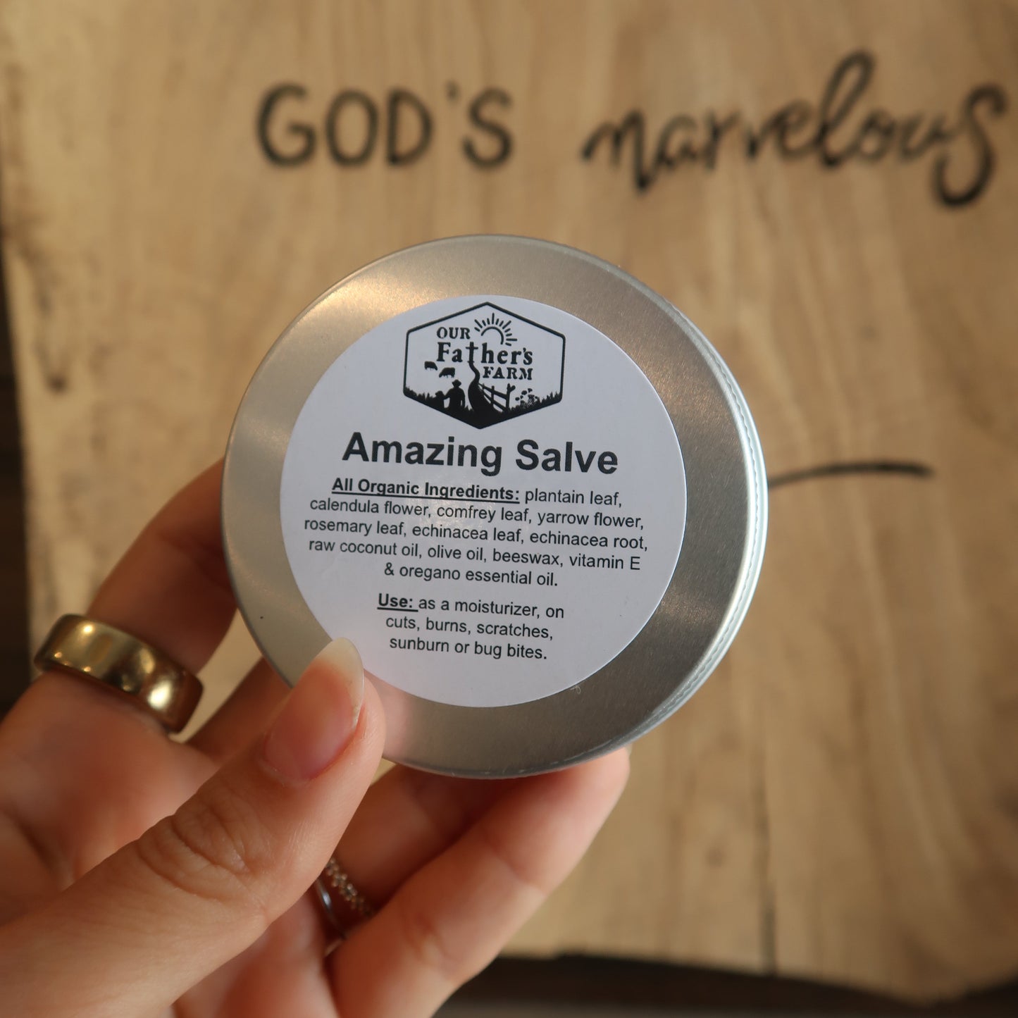 Amazing Salve, 1-4oz, Our Father's Farm