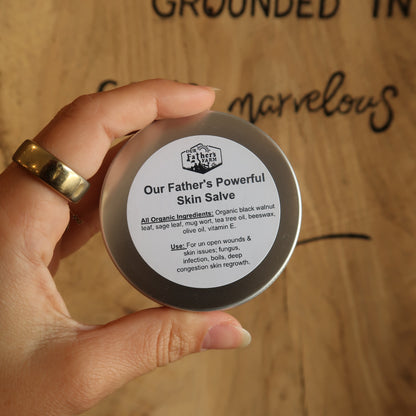 Powerful Skin Salve, 1-4oz, Our Father's Farm