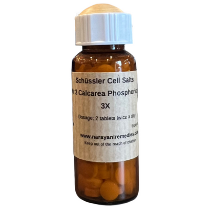 Calcarea Phosphorica #2 - Triturated Cell Salts, 3X, Tablets, 14g Vial