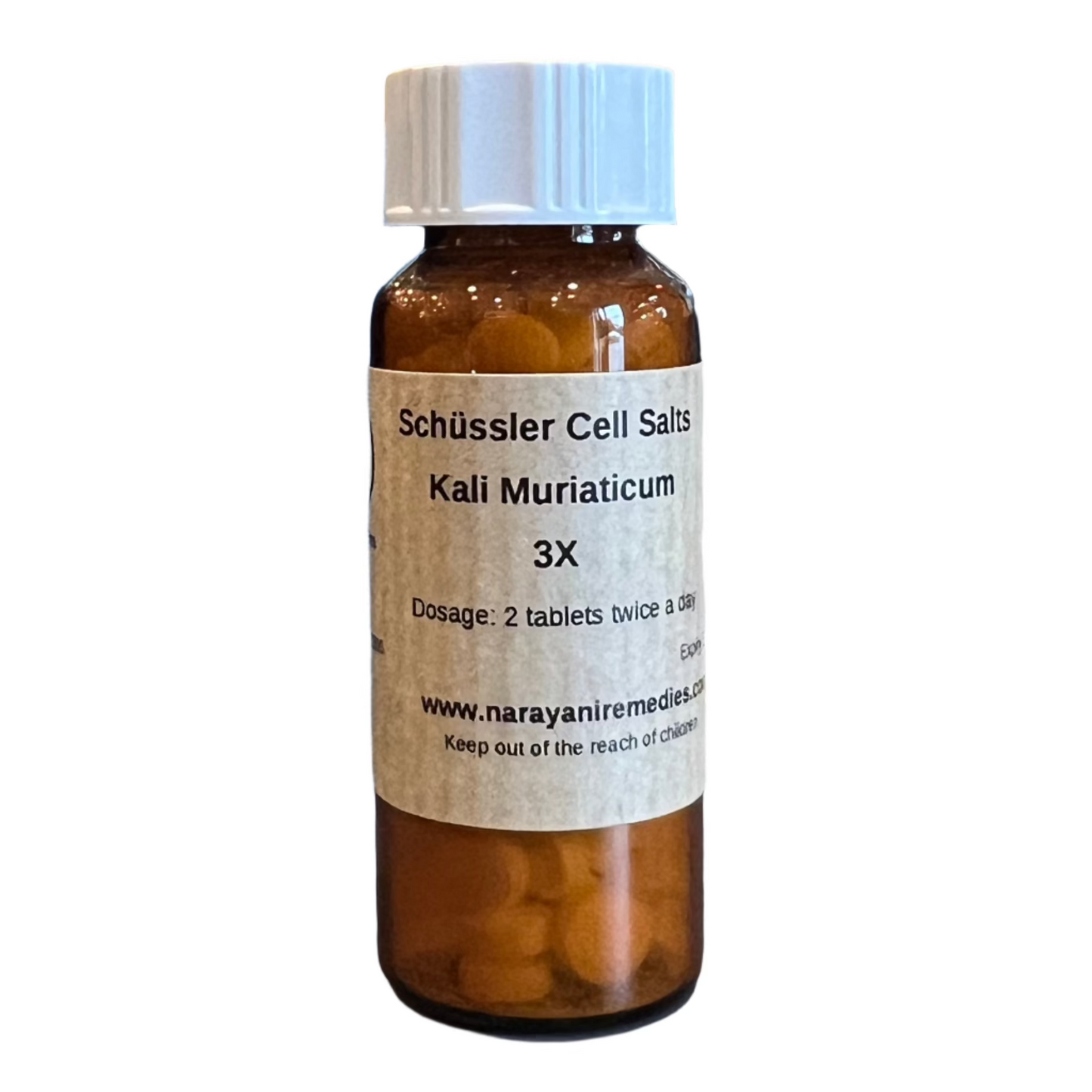 Kali Muriaticum #5 - Triturated Cell Salts, 3X, Tablets, 14g Vial