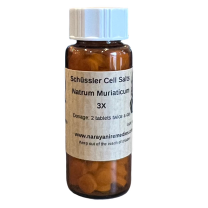 Natrum Muriaticum #9- Triturated Cell Salts, 3X, Tablets, 14g Vial