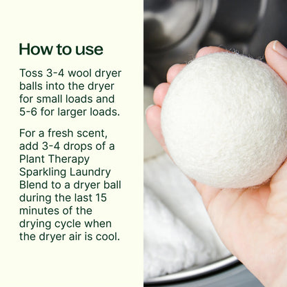 Wool Dryer Balls, Plant Therapy