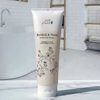 Shampoo, Burdock & Neem Healthy Scalp, 8 - 16 fl oz, 100% Pure