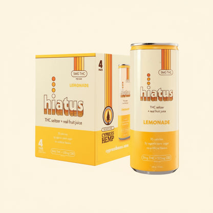 Hemp-Derived THC + CBD Sparkling Beverage