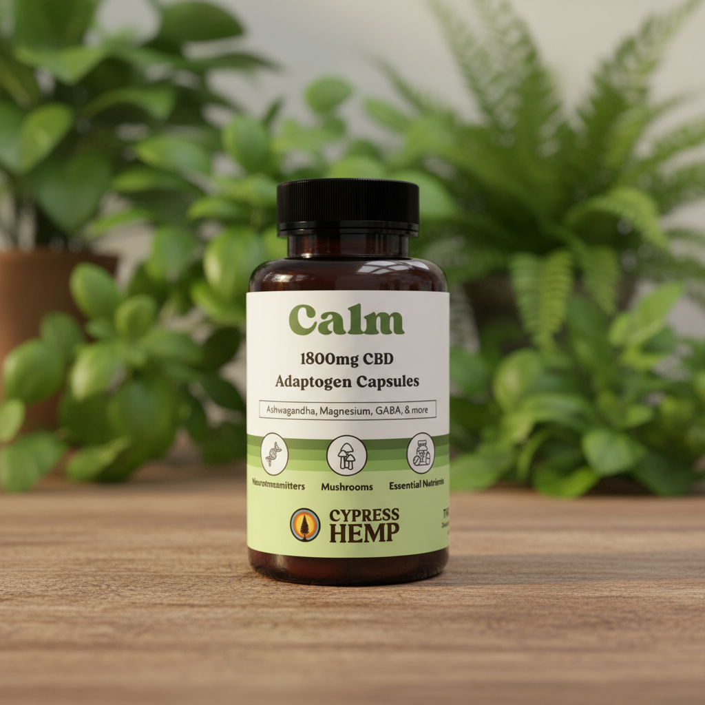 Adaptogen Capsules with CBD (60 Count)