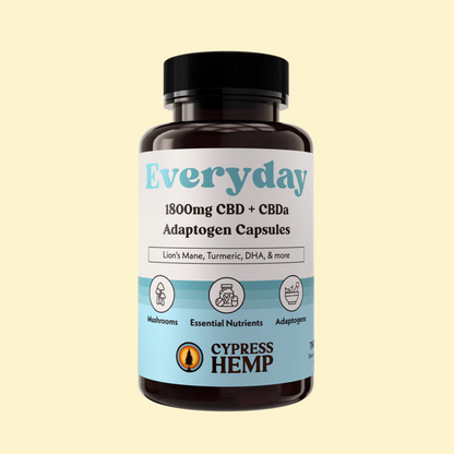 Daily Adaptogen Capsules with CBD (60ct)