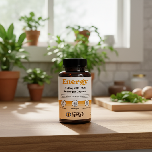 Morning Adaptogen Capsules with CBD (60ct)