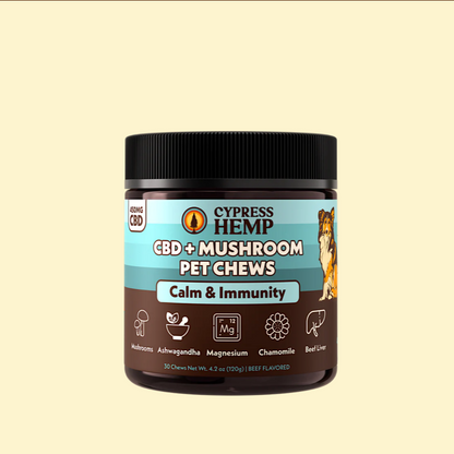 CBD + Mushroom Pet Chews (Wellness Blend)