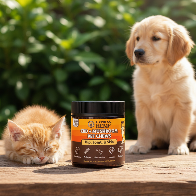 CBD + Mushroom Pet Chews (Daily Support Formula)