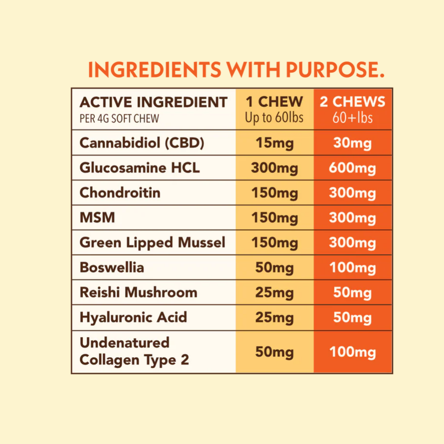 CBD + Mushroom Pet Chews (Daily Support Formula)