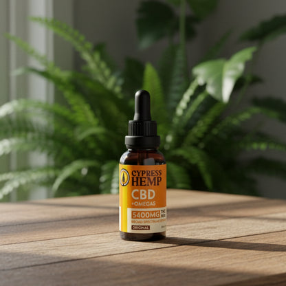 THC-Free Broad Spectrum Hemp Extract Oil, 5400mg