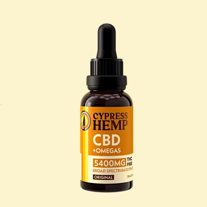 THC-Free Broad Spectrum Hemp Extract Oil, 5400mg