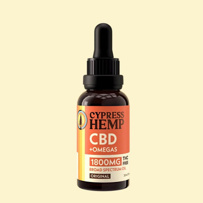 THC-Free Broad Spectrum Hemp Extract Oil, 1800mg