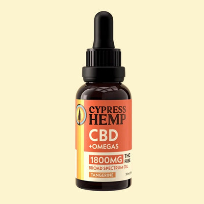 THC-Free Broad Spectrum Hemp Extract Oil, 1800mg