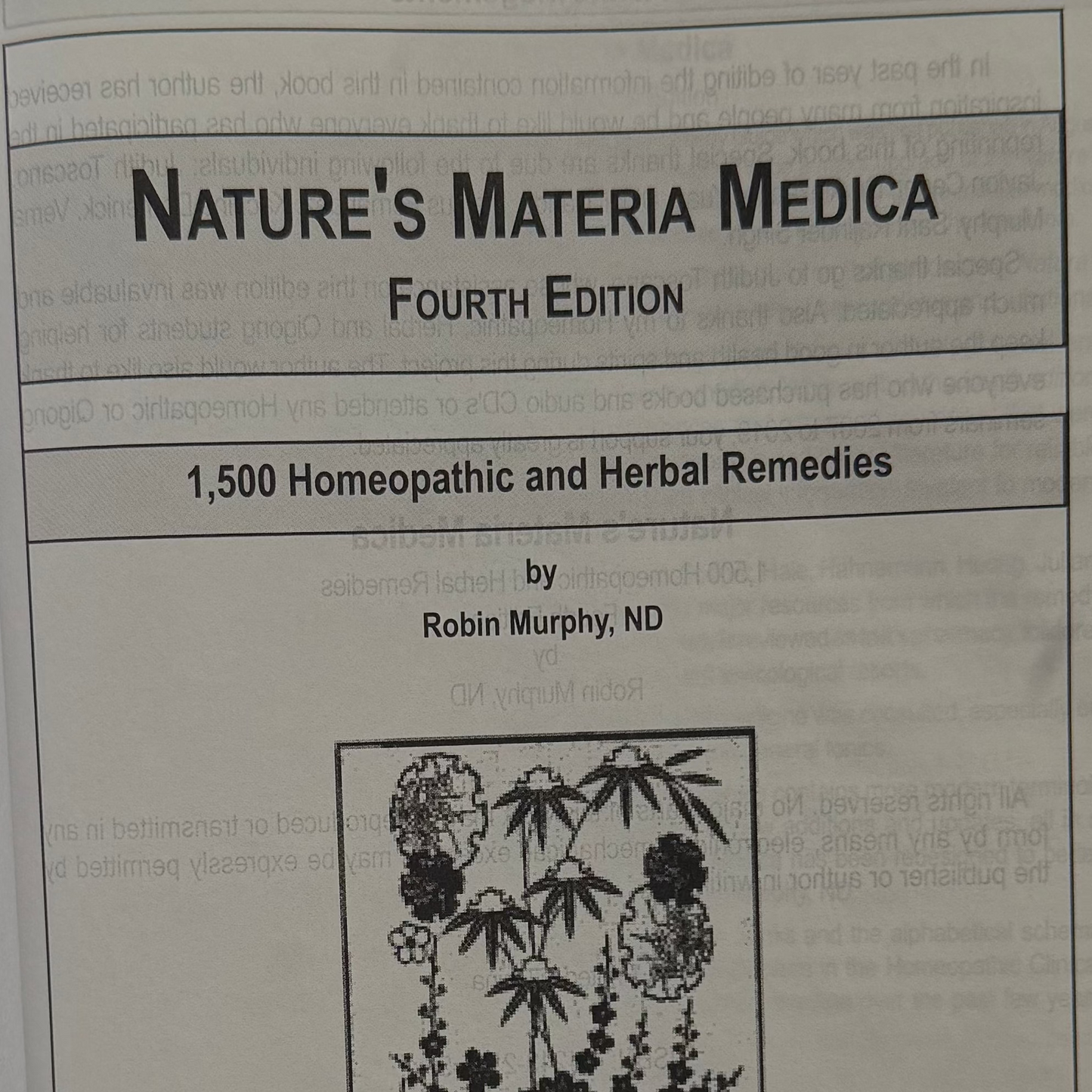 Nature’s Materia Medica by ROBIN MURPHY, ND