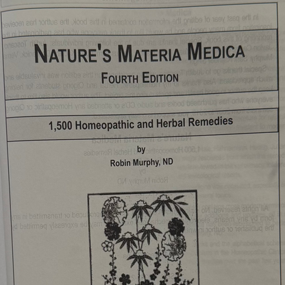 Nature’s Materia Medica by ROBIN MURPHY, ND
