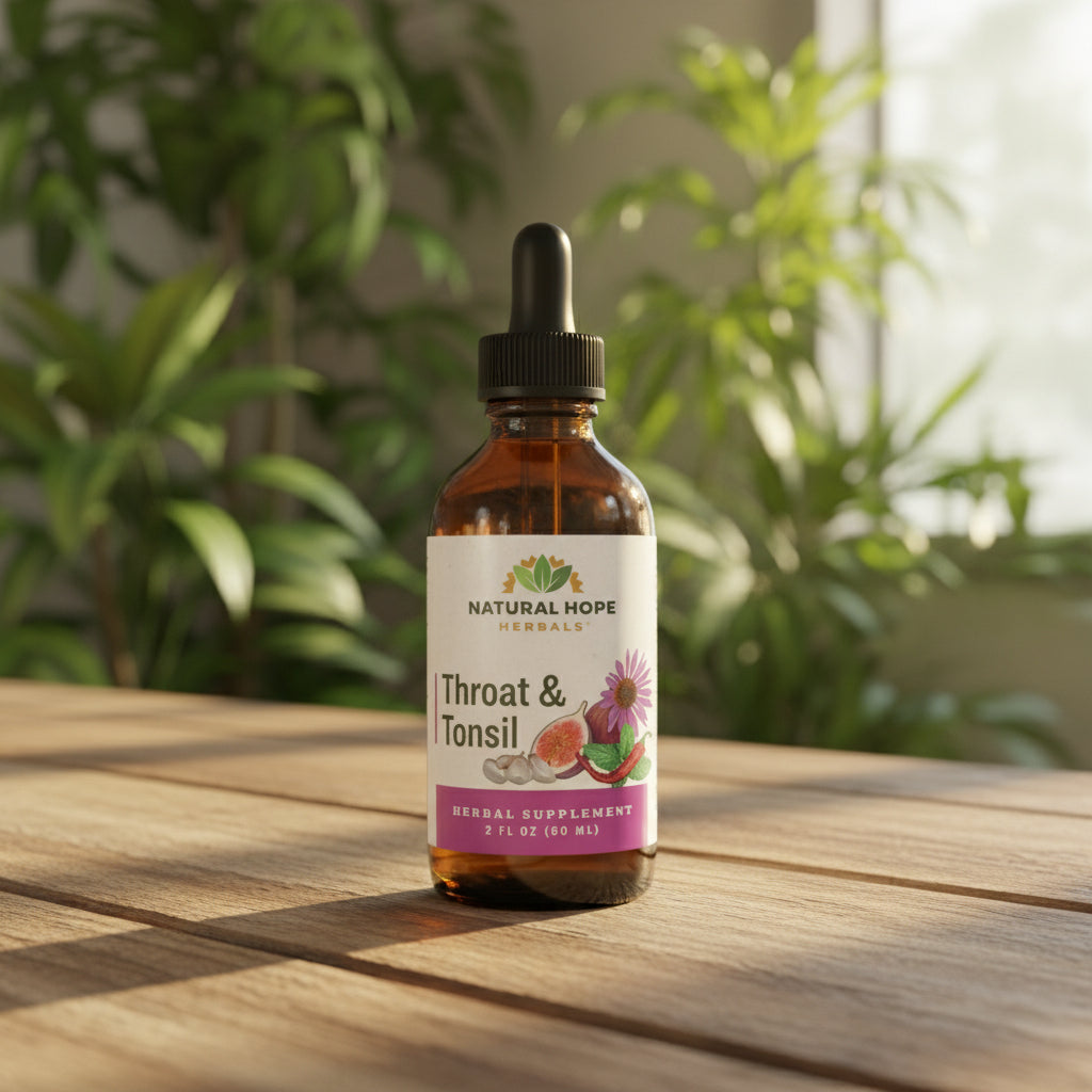 Throat & Tonsil, 2oz, Natural Hope Herbals
