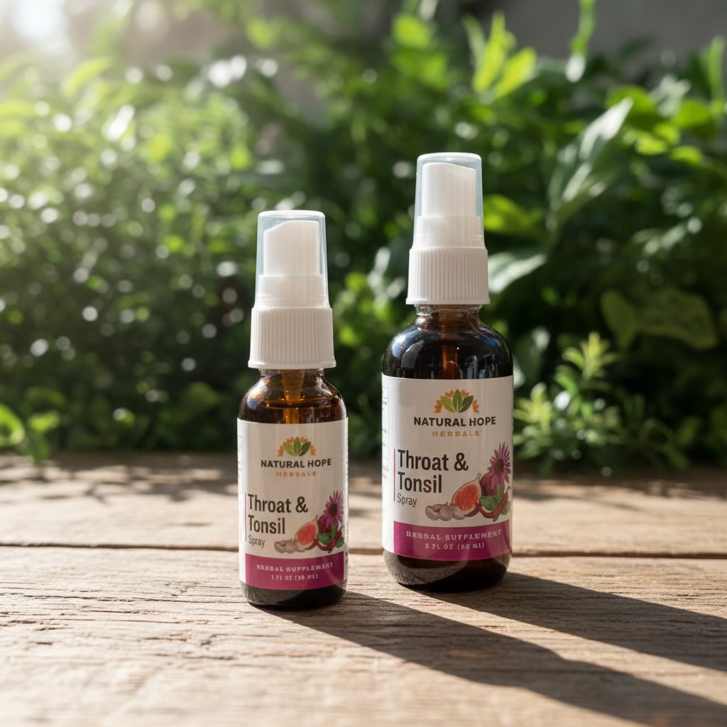 Throat & Tonsil Spray, 1-2oz, Natural Hope Herbals