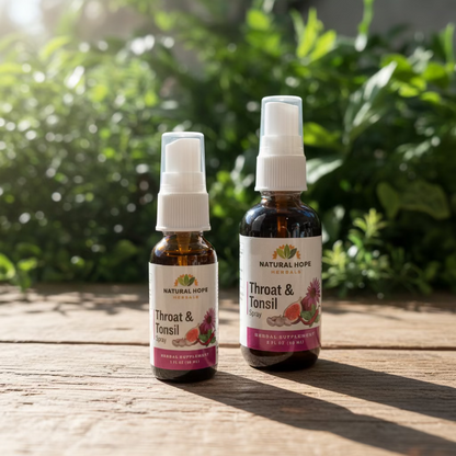 Throat & Tonsil Spray, 1-2oz, Natural Hope Herbals
