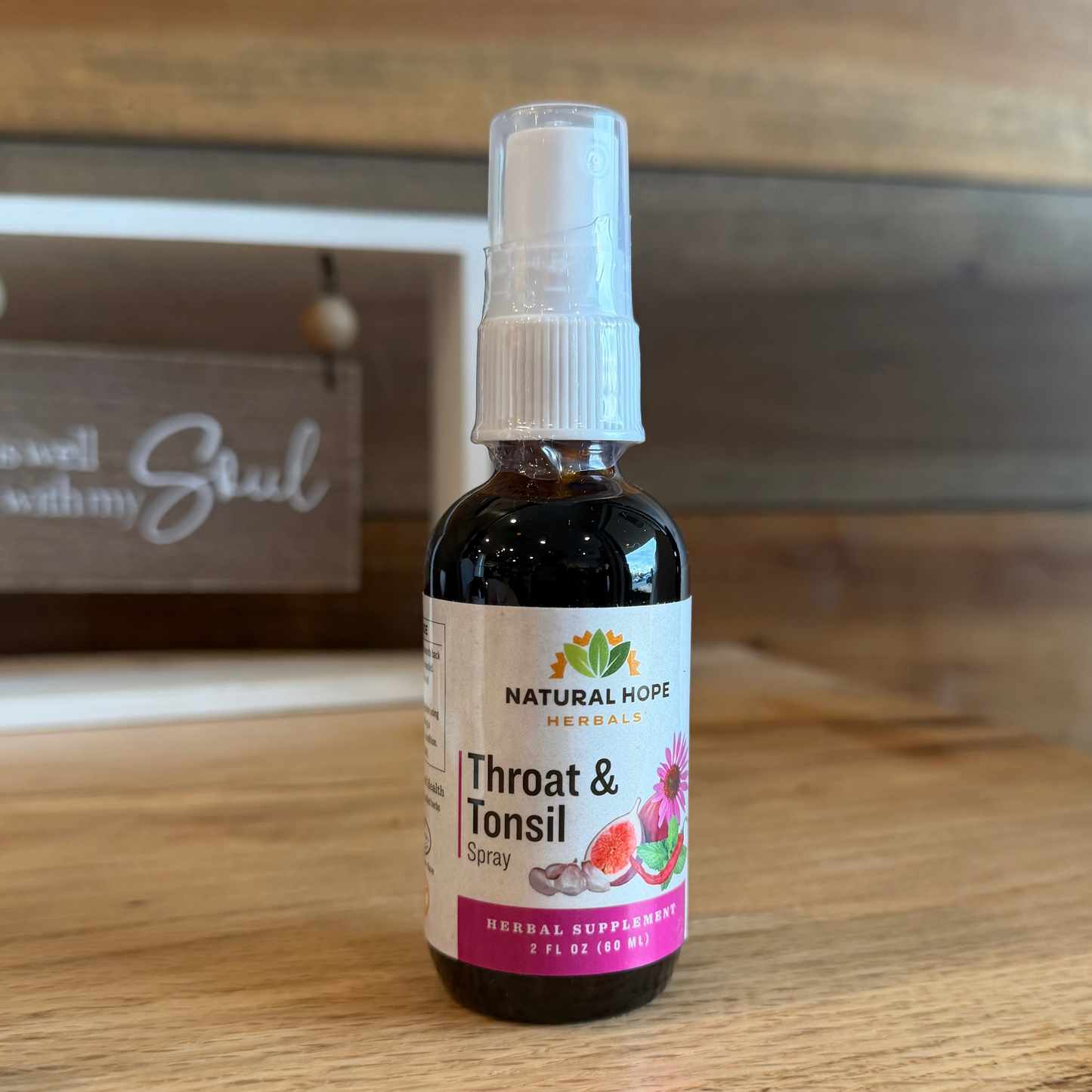 Throat & Tonsil Spray, 1-2oz, Natural Hope Herbals
