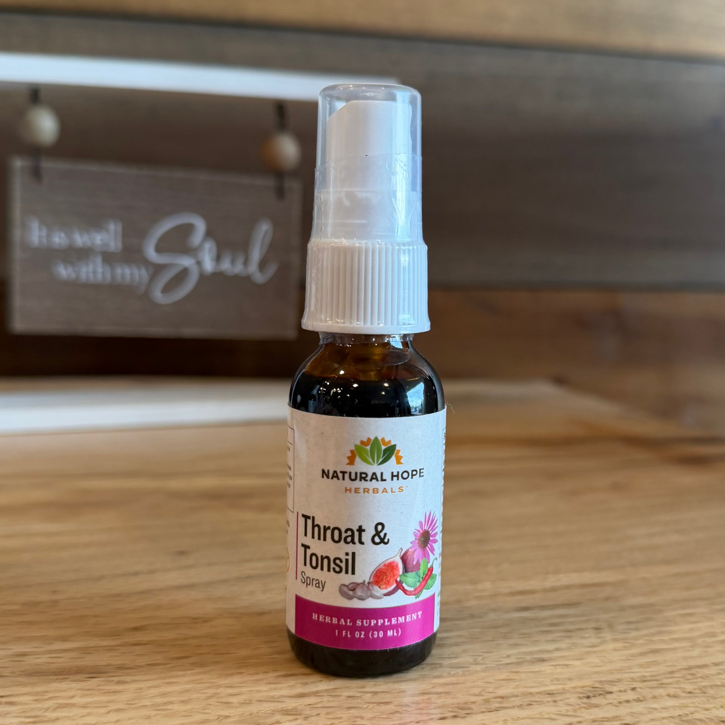 Throat & Tonsil Spray, 1-2oz, Natural Hope Herbals