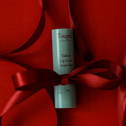 Candy Cane Lip Balm, Toups & Co Organics
