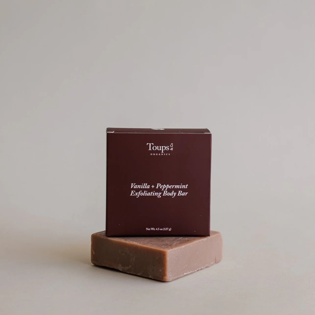 Vanilla Peppermint Exfoliating Body Bar, Toups & Co Organics