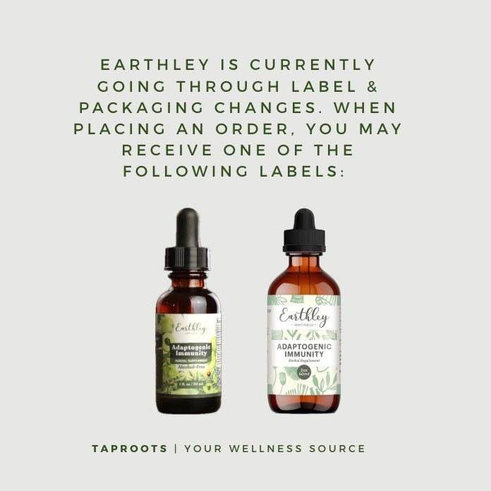 Adaptogenic Immunity - For Daily Stress and Immune Support, 2oz, Earthley