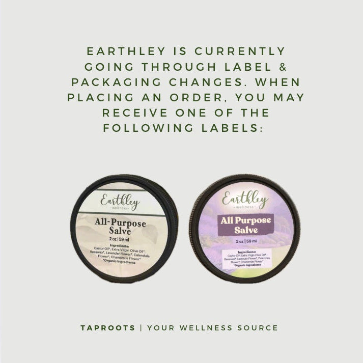 All Purpose Salve - Minor Burns, Cuts, and Rashes, Earthley