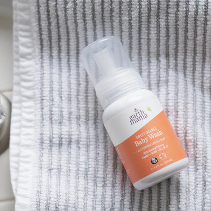 Sweet Orange Baby Wash, 6.27oz, Earth Mama