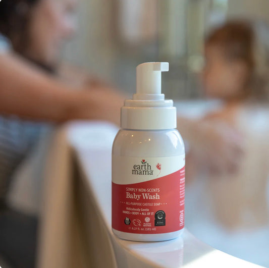 Simply Non-Scents Baby Wash, 6.27oz, Earth Mama