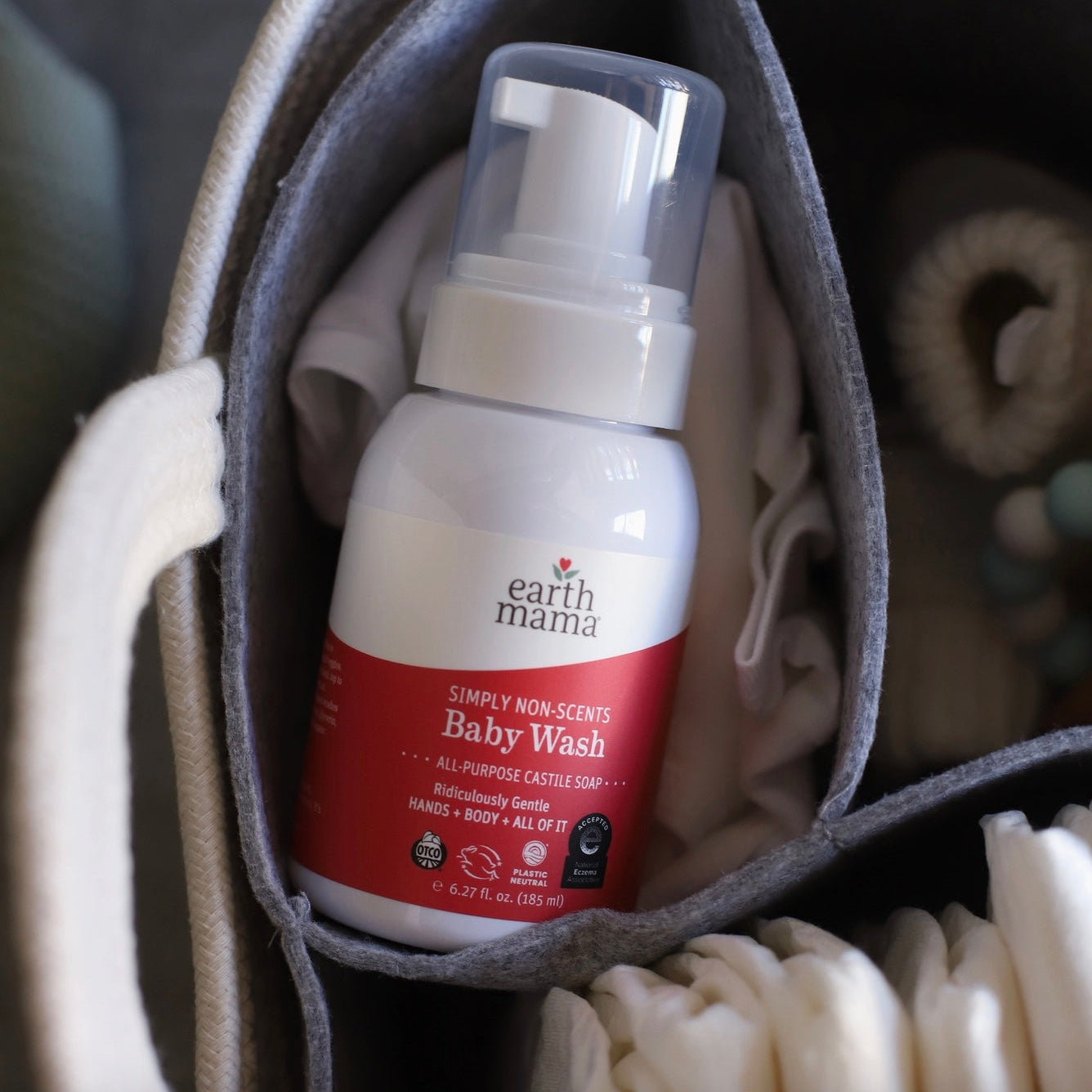 Simply Non-Scents Baby Wash, 6.27oz, Earth Mama