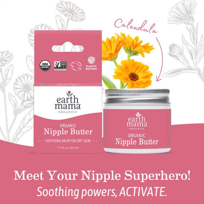 Organic Nipple Butter, 2oz, Earth Mama