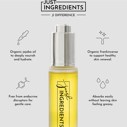 Face Serum Oil, 1-2oz, Just Ingredients